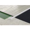 Koncový profil pre LVT panely strieborný 5,1 mm