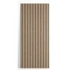 Akustický lamelový panel MDF White Oak 60x280 cm s čiernym filcom اتاق نشیمن
