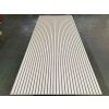 Akustický lamelový panel MDF Light Grey 60x280 cm so sivým filcom