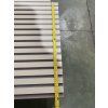 Akustický lamelový panel MDF Light Grey 60x280 cm so sivým filcom
