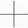 Porcelánová dlažba 100×100 cm, matná, biely kameň s jemnými žilkami – Tanin (4 tváre) 1