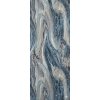 At-Europe: PVC mramorový panel Ocean Wave Blue (60x120 cm). Osviežujúci obklad pre kúpeľňu a SPA