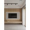 Urban Grey Stone panel v obývačke – moderný interiér so sivým kamenným efektom