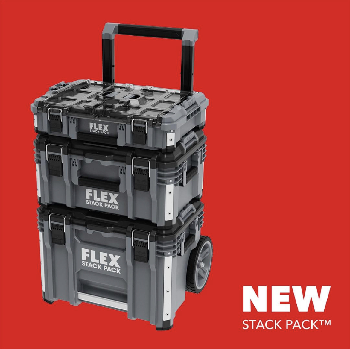 Úložný systém transportných kufrov FLEX STACK PACK