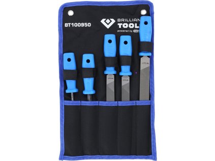 Briliant tools BT100950 Súprava pilníkov, 5-dielna