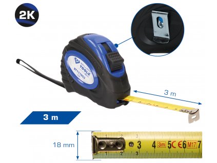 Briliant tools BT111903 Meracie pásmo