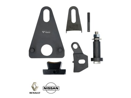 Briliant tools BT594610 súprava náradia na blokovanie remenice zotrvačníka/kľukového hriadeľa a oddeľovanie čelného krytu pre Renault, Nissan