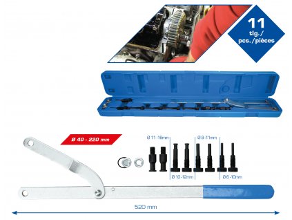 Briliant tools BT595750 Súprava univerzálnych pridržiavačov, 11-dielna