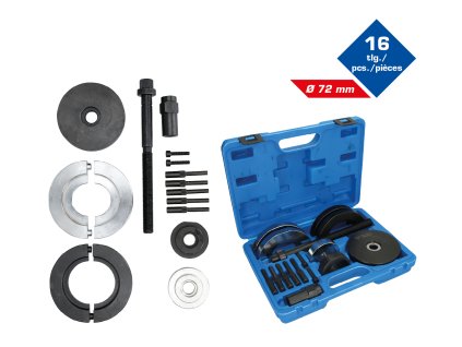 Briliant tools BT671450 Súprava náradia na ložiská kolies, pre VAG, nábojová jednotka pre ložiská kolies 72 mm