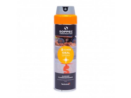 Farba značkovací spray SOPPEC Ideal 360° orange 500 ml