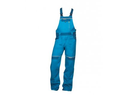 Nohavice s náprsenkou ARDON®COOL TREND skrátené stredne modré