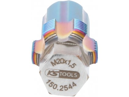 KS Tools Závitorez s vodiacim čapom pre snímače NOX, M20x1,5