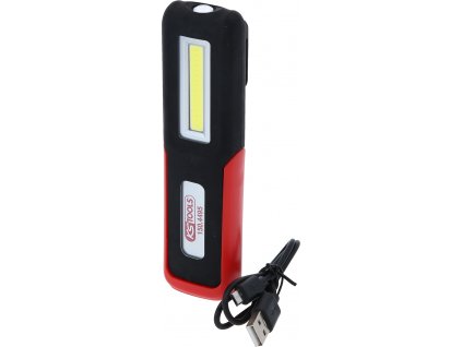 KS Tools Mobilná dielenská ručná lampa, sklápacia, 3 W COB LED