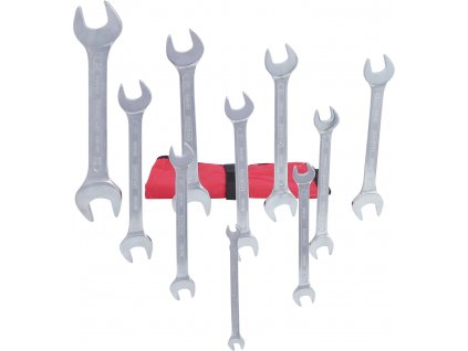 KS Tools Súprava dvojitých otvorených kľúčov, 11-dielna, 6x7-30x32mm