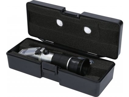 KS Tools Refraktometer - optický skúšobný prístroj na batériovú kvapalinu, nemrznúcu kvapalinu a prísady AdBlue®