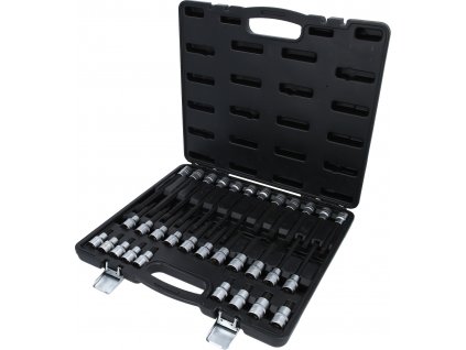 KS Tools 1/2"  súprava nástrčných bitov RIBE®, 32-dielna, krátke, dlhé a extra dlhé