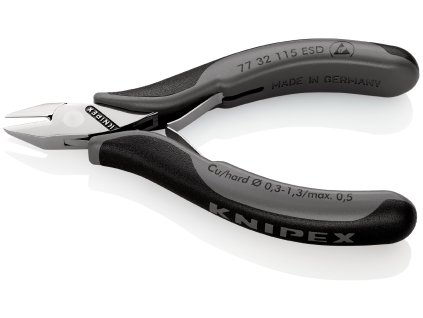 bočné cvikacie kliešte ESD pre elektroniku