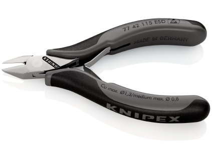 bočné cvikacie kliešte ESD pre elektroniku