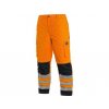 Kalhoty CXS CARDIFF, výstražné, zateplené, pánské, oranžové, vel. S