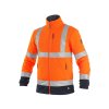 Bunda CXS PRESTON, výstražná, pánska, oranžovo-modrá (Veľkosť S)