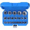 Briliant tools BT022405 1/2" súprava nástrčkových kľúčov, dvanásťhran, krátke, 21-dielna, 8 - 36 mm