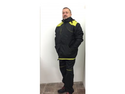 ZIMNÍ BUNDA ČERNÁ /BARVA RAMEN V NABÍDCE/