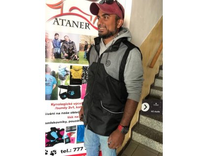 Výcviková vesta letní ze síťoviny XL