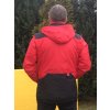 VÝCVIKOVÁ BUNDA 2v1 - ČERVENÁ s tlapkou na zádech