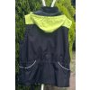 Vesta  -černá / limetková /2XL ROZŠIŘUJÍCÍ KAPSY