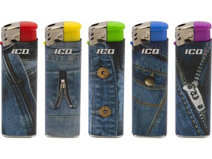 Zapalovač 32506 ICQ XHD007 Jeans