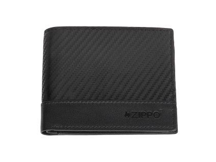 44189 Kožená peněženka Zippo Carbon
