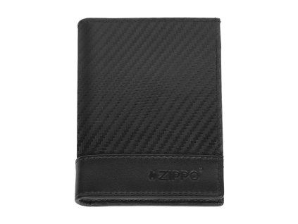 44191 Kožená peněženka Zippo Carbon