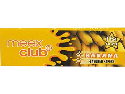 59010 Cigaretové papírky MEEX Club banán