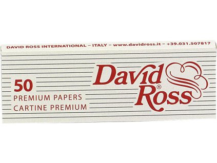 59063 Cigaretové papírky David Ross 20.5gsm Premium 68mm