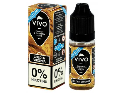 91010 E liquid VIVO Golden Virginia Tobacco 0mg