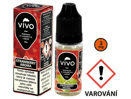 91117 E liquid VIVO Strawberry 3mg 