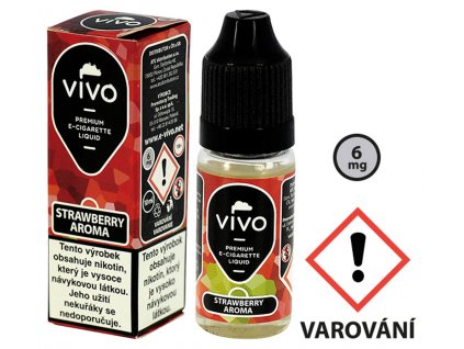 91217 E liquid VIVO Strawberry 6mg