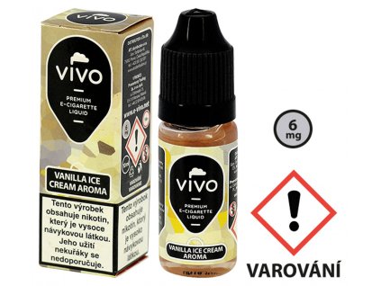 91219 E liquid VIVO Vanilla Ice Cream 6mg