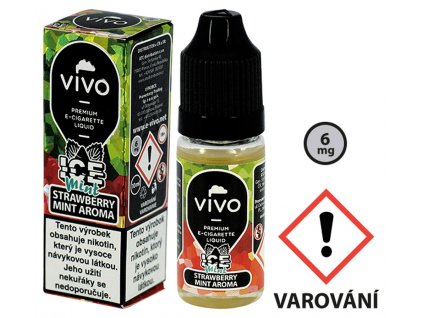 91224 E liquid VIVO Ice Strawberry Mint 6mg