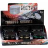 11317 Drtič tabáku 4x kov ∅5,5cm 12ks MIX - balení