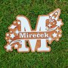 Cedule monogram na dveře se jménem kluk