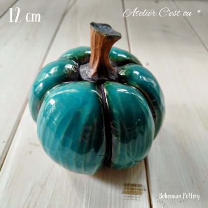 Keramická Autorská Dýně Mayco Ø 12 cm | Turquoise