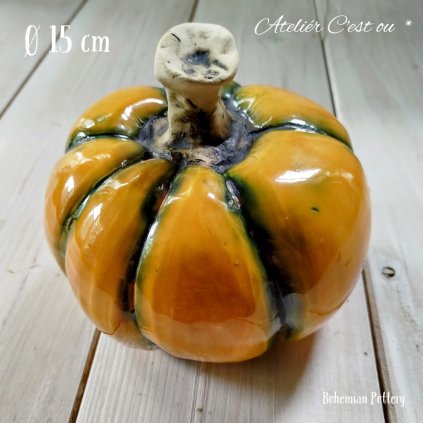 Keramická Autorská Dýně Mayco Ø 15 cm | Tangerine Dream