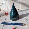 Keramický na Kruhu Točený Škvorník 9-12 cm | Zelená 🍄 Dark Jade
