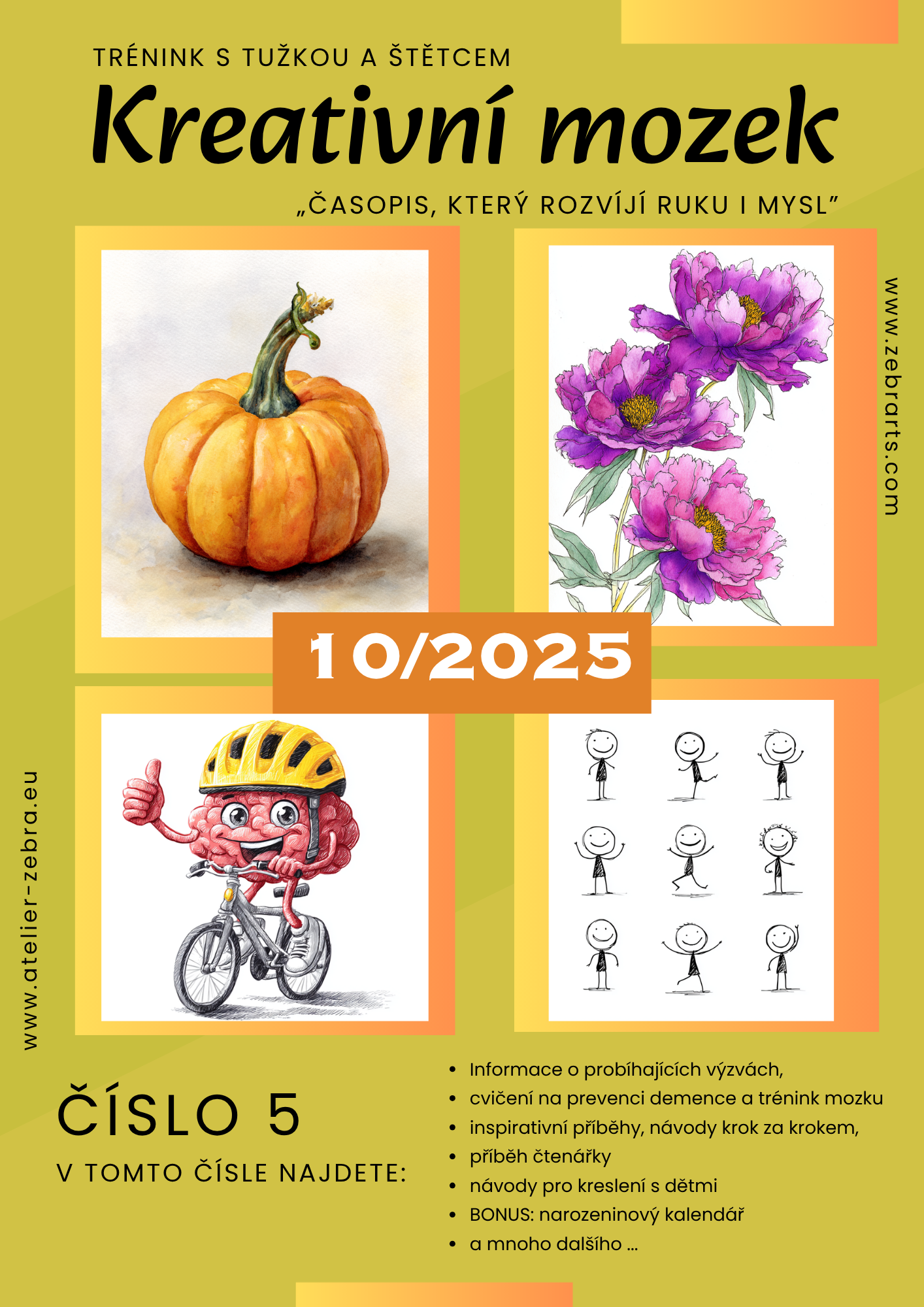 Nové číslo e-časopisu Kreativní mozek