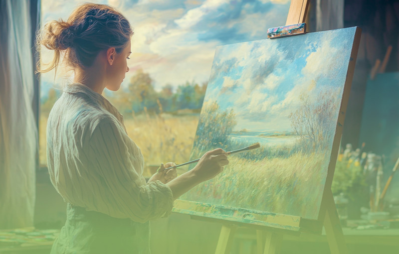 Kurz olejomalby na mokré plátno