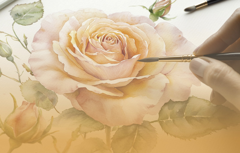 Novinka! Kurz malování akvarelem a akrylem