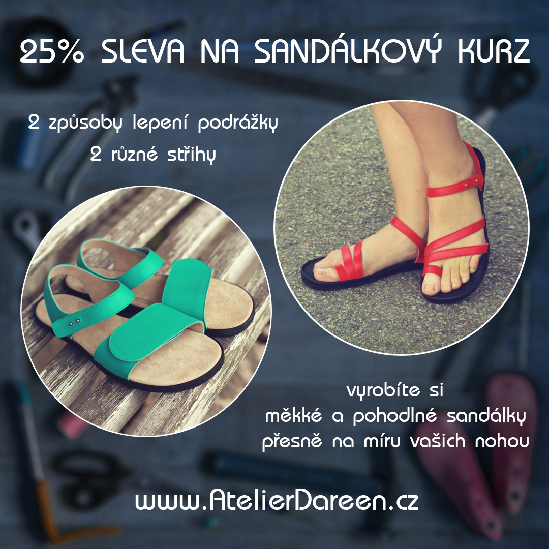 25% sleva na sandálkový kurz
