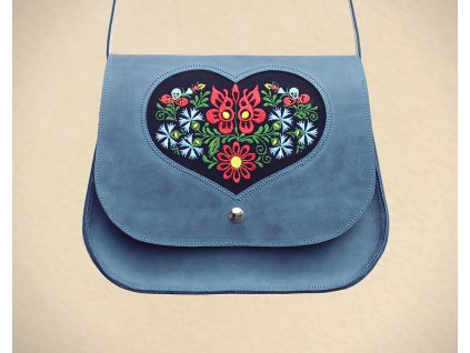 Kabelka Meda - Moravská - modrá