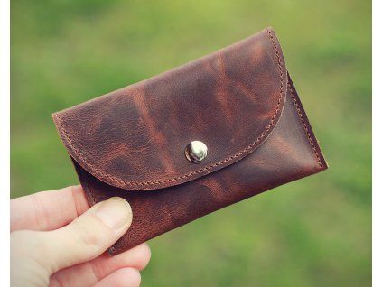 Mini-peněženka Orit - hnědá